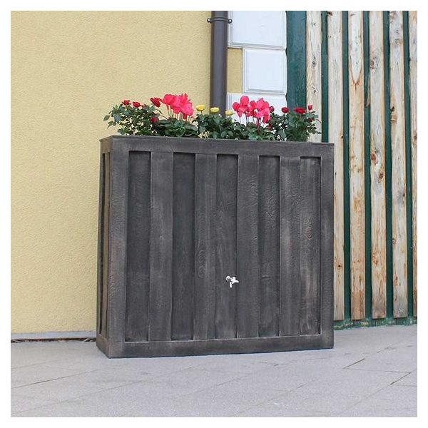 Roto Rainbox esővízgyűjtő tartály 300 L, fa hatású