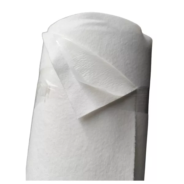 Geotextília Fehér öntapadó 1,5 m széles 250g/m2 Filc textil - PE ragasztó bevonattal ár/m2
