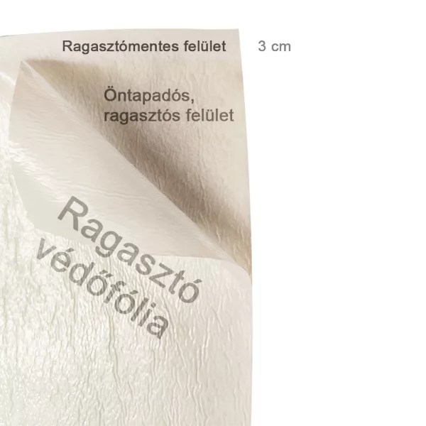 Geotextília Fehér öntapadó 1,5 m széles 250g/m2 Filc textil - PE ragasztó bevonattal ár/m2