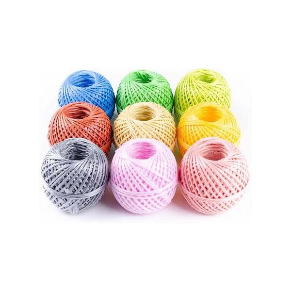 Kötöző madzag juta ZÖLD PP 100 g 2mm 7.800 tex/120 m 10 db/csom ÁRNYÉKOLÓHOZ