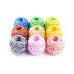   Kötöző madzag PP 250 g 2,3mm 12.500 tex/200 m vegyes szinekben, 8 db-cs.