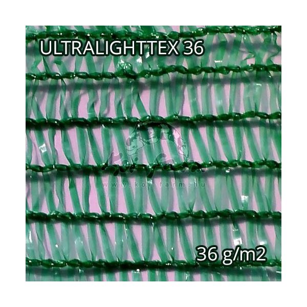 Árnyékoló háló, belátásgátló ULTRALIGHTTEX36 1,5 m x 50 m zöld