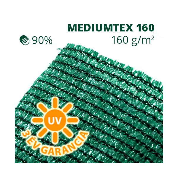 Árnyékoló háló, belátásgátló MEDIUMTEX160 1,5 m x 50 m zöld
