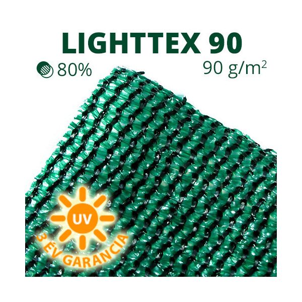 Árnyékoló háló, belátásgátló LIGHTTEX90 1 m x 10 m zöld