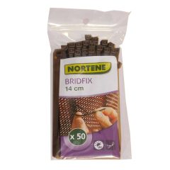   Barna gyorskötöző Árnyékoló hálóhoz UV álló 14 cm 50 db