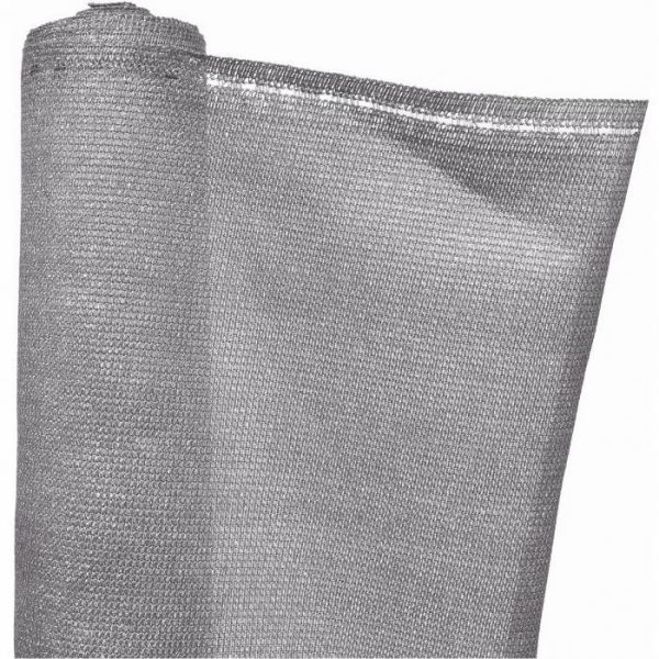 Sötétszürke Árnyékoló háló, belátásgátló GREYTEX160 1,5 m x 50 m