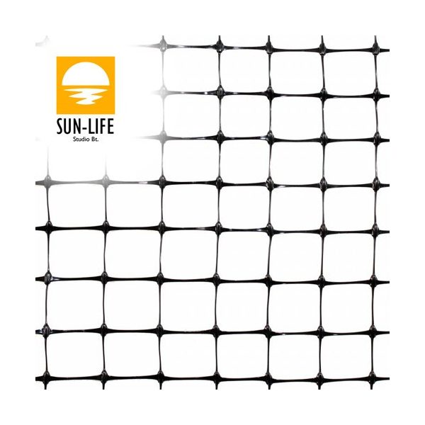 Vakondháló erősített PP3 45g/m2 BOP 1 x 50 m (50m2) - 15 x 15 mm fekete vakondrács