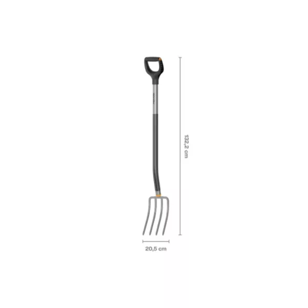 FISKARS Ergonomic kerti villa szürke