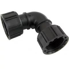   Hollanderes szelepkötő könyök BM 1" BB - Belső menetes, szürke