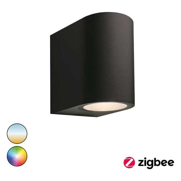 Garden Lights Gilvus SMART Zigbee falilámpa fekete