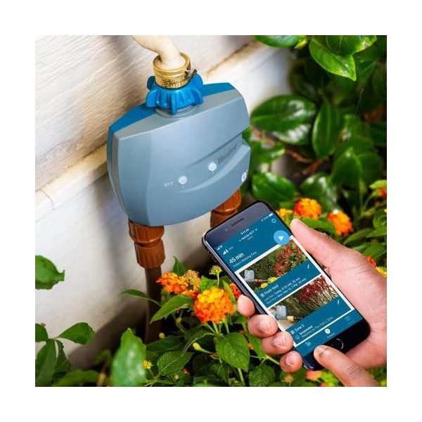 HU csapra szerelhető elemes vezérlő BTT-201 Bluetooth 2 zónás TapTimer