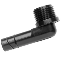   Hunter szórófejbekötő könyök HSBE 16mm x 1/2" fekete