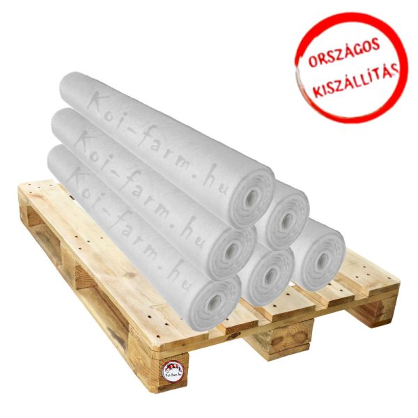 Raklapos Fehér Geotextília 350g/m2  - 1,5 m széles  450m2