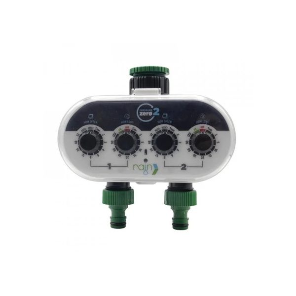 Rain csapraszerelhető vezérlő  ZERO 2 zónás, 0 bar/ 10ks-box
