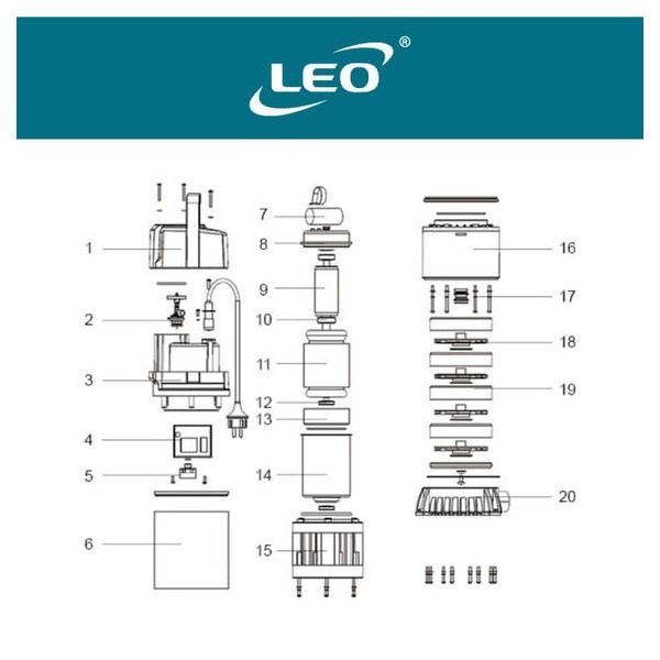 LEO ND LKS-1102SE GUIDE VANE NO.42