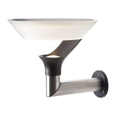   Kerti világítás, Lunar, ezüst, fehér LED lámpával, 185 x 180 mm, Techmar