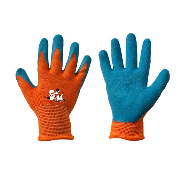 Kesztyű gyerek ORANGE latex 2-es 24 pár/kart. RWDOR