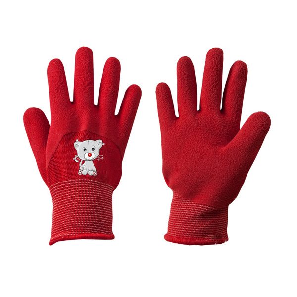 Kesztyű gyerek KITTY latex 5", 12 pár/csom
