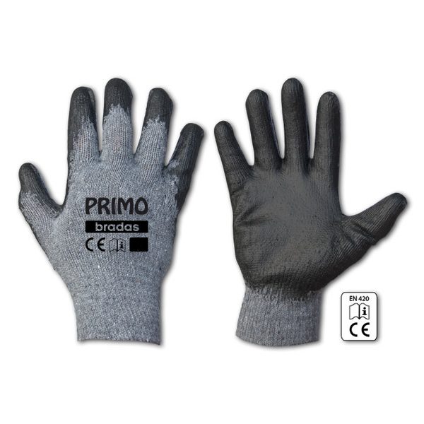 Kesztyű PRIMO latex 11", 12 pár/csom