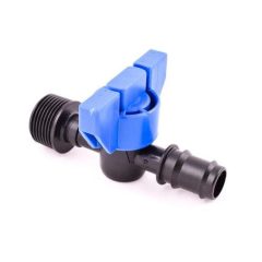 PE csap LPE csőhöz KM 20x3/4" bordás