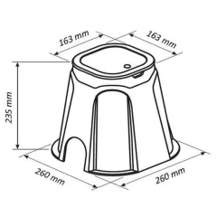 POLIEXT Szelepakna Poelsan mini 6"