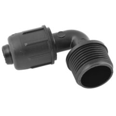 LPE könyök 20mm x 1/2" KM kúpos IT - Külső menetes