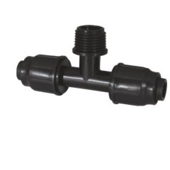   LPE T-idom 20mm x 1/2" x 20mm KM kúpos IT - Külső menetes