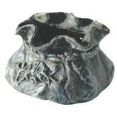 Roto kőmintás műanyag kaspó, zsák forma