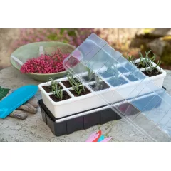   Propagator tetővel 12 rekeszes 18 x 38 x 13 cm hungarocell (Nature)