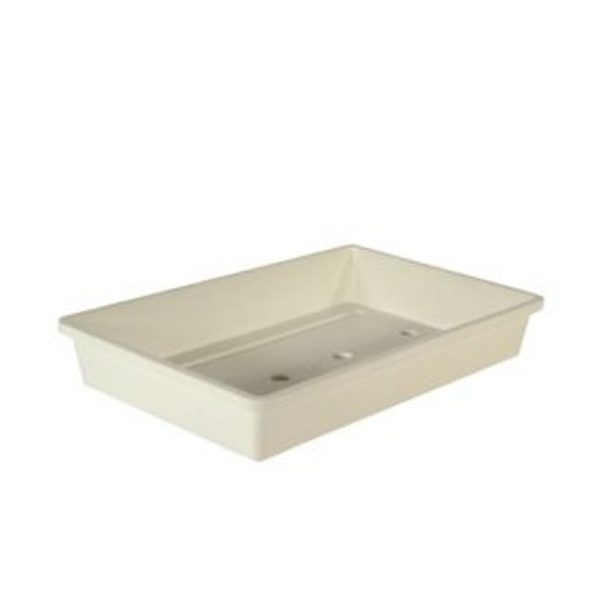 Fehér csíráztató tálca 6x37,5x24cm tető nélkül /