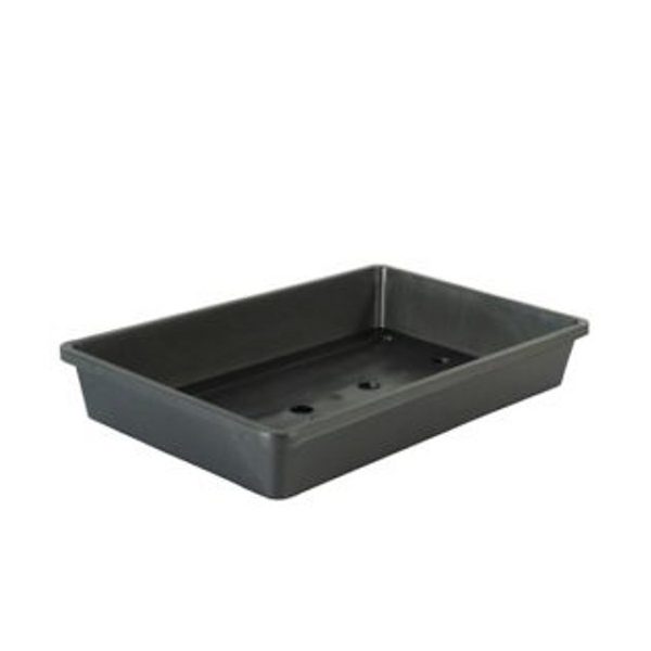 Antracit csíráztató tálca 6x37,5x24cm tető nélkül /