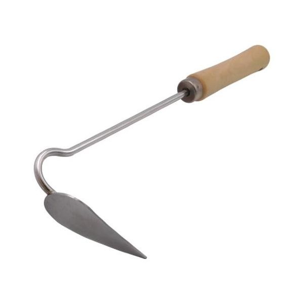 Kis kapa (3,5 cm) nyéllel (H12,5 cm) rozsdamentes acél, FSC fa nyéllel 30x11,5cm