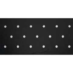   Takarófólia SALÁTÁKHOZ fekete 20 mikron 45x60mm-0,95x5m, ültetési lyukakkal