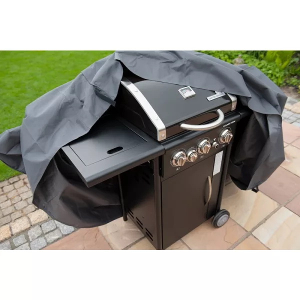PALERMO Kerti grill takaró 125 x 180 x 80 cm, szürke (Nature)