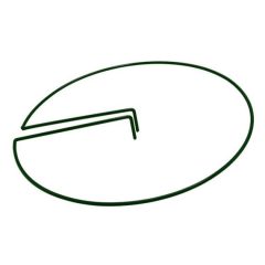   Műanyag növénytámasz kerek, átm.30 cm + állítható klipsz