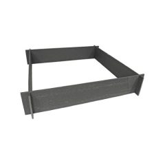 Ágyásszegély zöldséges kiskerthez,19x100x100cm 4db/csom