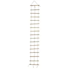 Bambusz létra futtatórács, 17 fokos, H200*30cm