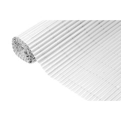 PVC szimpla oldalú kerítés, rögzítővel fehér 1,5x5m