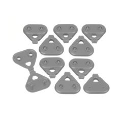 Rögzítő csipesz, szürke, árnyékoló hálóhoz