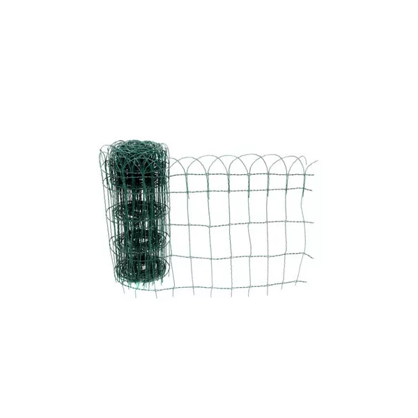 Metalex párizsi drótkerítés, műanyag, zöld, félmerev, 65 cm x 10 m