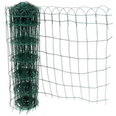   Metalex párizsi drótkerítés, műanyag, zöld, félmerev 90 cm x 10 m