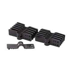   Rögzítő klipsz árnyékolóhálóhoz, nem visszabontható, fekete 20 db (5cs/karton)