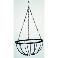 Öntöttvas virágtartó függő kerek 35 cm (Nature)