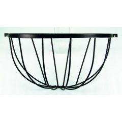 Öntöttvas virágtartó félkör 40 cm (fali) (Nature)