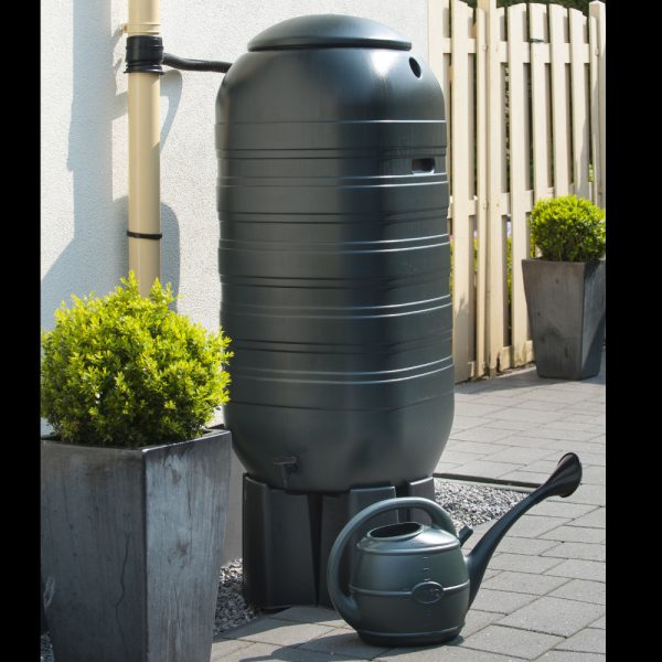 Esővízgyűjtő "slimline" 100 l zöld műanyag