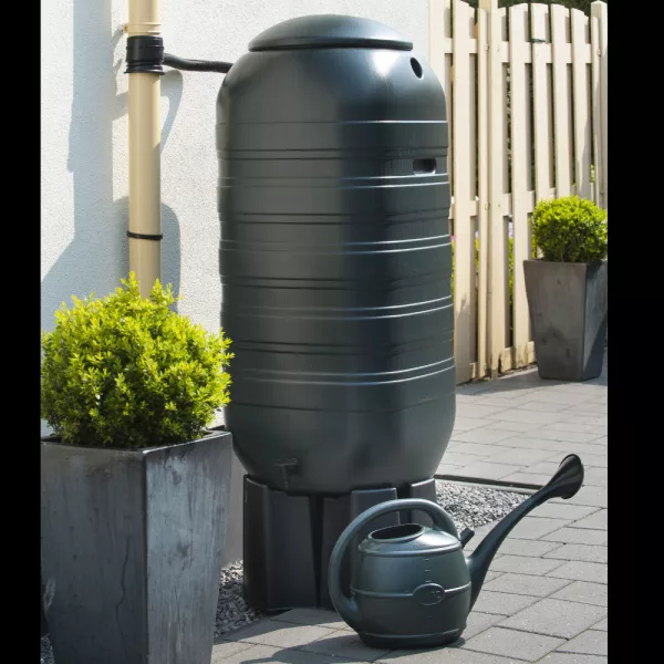 Esővízgyűjtő "slimline" 250l zöld műanyag