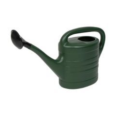 Öntözőkanna 10l sötét zöld, műanyag, szórófejjel