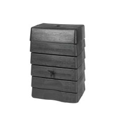 Esővízgyűjtő, 168l, antracit, műanyag, 88x59x39cm