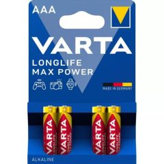 Varta Longlife max power AAA mikro elem LR03
