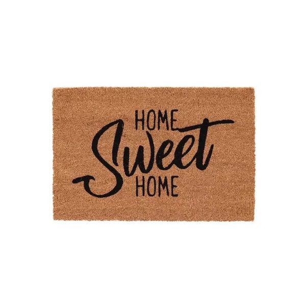 Kókuszrost lábtörlő Home sweet home 60x40cm